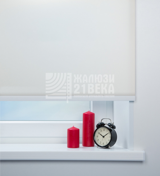 Ткань «Кейптаун ФР белый» для рулонных штор