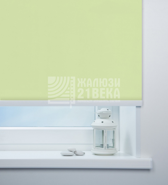 Ткань для рулонных штор «Мадагаскар», цвет: светло-зелёный