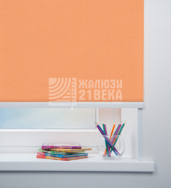 Ткань для рулонных штор «Карина», цвет: абрикос