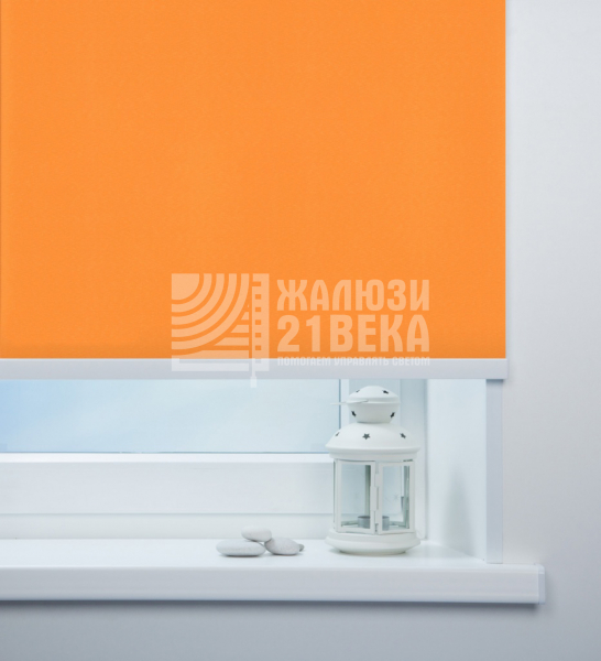 Ткань для рулонных штор «Мадагаскар», цвет: оранжевый
