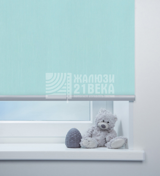 Ткань для рулонных штор «Лусто», цвет: голубой