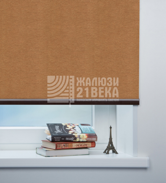 Ткань «Аруба коричневый» для рулонных штор