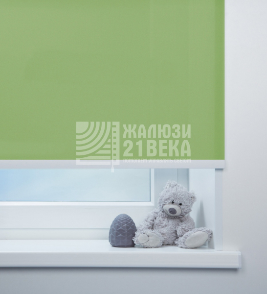 Ткань «Куба зеленый» для рулонных штор