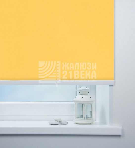 Ткань для рулонных штор «Мадагаскар», цвет: жёлтый