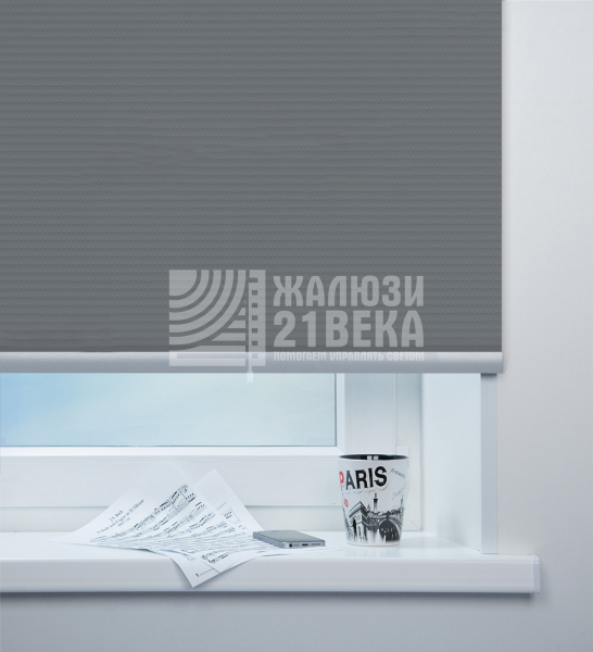 Ткань «Севилья серый» для рулонных штор