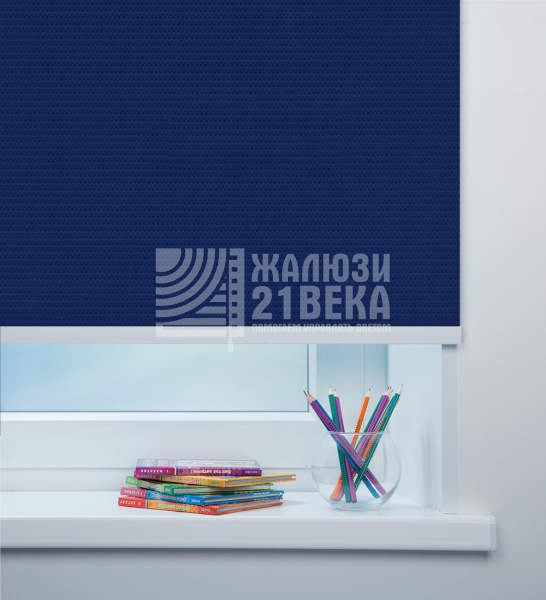 Ткань «Севилья синий» для рулонных штор