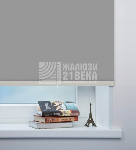 Ткань для рулонных штор «Мадагаскар», цвет: серо-бежевый