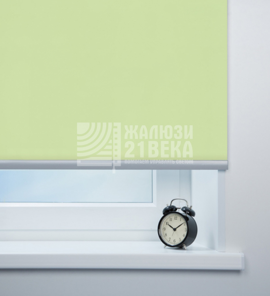 Ткань «Респект блэкаут зелёный» для рулонных штор