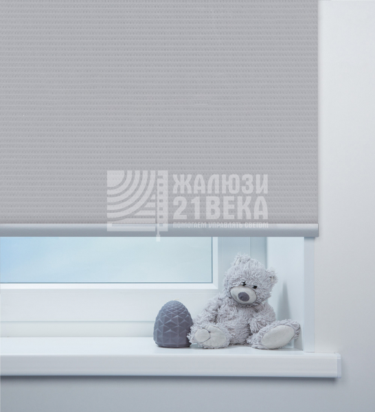 Ткань «Севилья светло-серый» для рулонных штор
